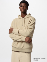 Стильне худи з капюшоном UNIQLO 1159844031 (Бежевий L)