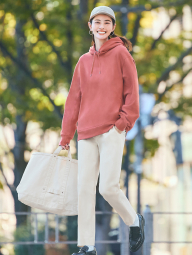 Стильне худи з капюшоном UNIQLO 1159844420 (Червоний L)