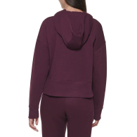 Женское худи DKNY на флисе 1159844542 (Бордовый L)