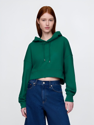 Укороченное худи GAP 1159844896 (Зеленый S)