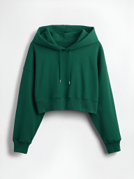 Укорочене худи GAP 1159844708 (Зелений M)