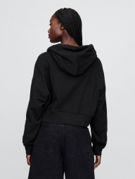 Укороченное худи GAP 1159844926 (Черный XS)