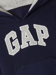 Детская худи на флисе GAP с логотипом 1159844887 (Синий 2)