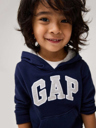 Детская худи на флисе GAP с логотипом 1159844887 (Синий 2)