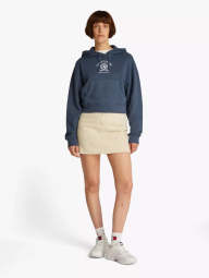 Женское худи Tommy Hilfiger с капюшоном 1159845314 (Синий XS)