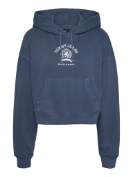 Женское худи Tommy Hilfiger с капюшоном 1159845316 (Синий M)