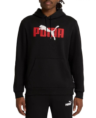 Мужское худи Puma на флисе 1159845829 (Черный S)