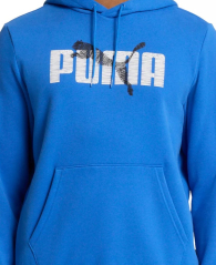 Мужское худи Puma на флисе 1159845833 (Синий M)