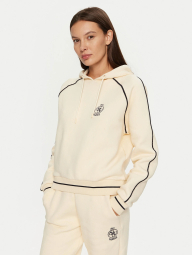 Женское худи Guess на флисе 1159846469 (Молочный L)