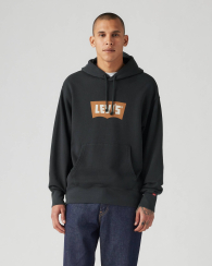 Мужское худи Levi's с логотипом 1159847375 (Черный XL)