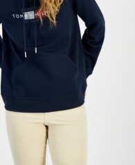 Женское худи Tommy Hilfiger на флисе 1159848330 (Синий M)