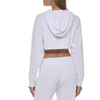 Жіноче укорочене худі DKNY на флісі 1159850500 (Білий XL)