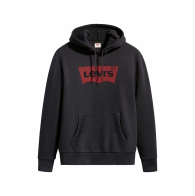 Мужское худи на флисе Levi's с логотипом 1159853287 (Черный S)