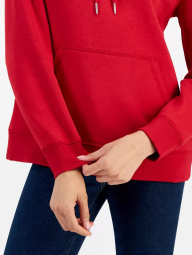 Женское худи Tommy Hilfiger на флисе 1159853452 (Красный M)