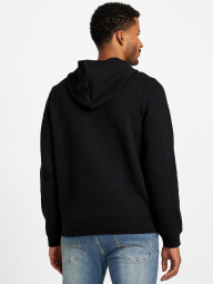 Мужское худи Guess в рубчик 1159858702 (Черный M)