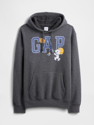 Мужское худи с принтом Peanuts GAP 1159860850 (Серый M)
