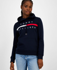 Женское худи Tommy Hilfiger на флисе 1159861248 (Синий XL)