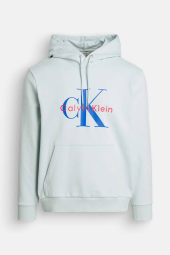Чоловічий худі на флісі Calvin Klein з логотипом 1159862170 (Блакитний S)