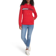 Женское худи Tommy Hilfiger на флисе 1159862519 (Красный S)