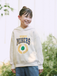 Худи Minecraft UNIQLO с капюшоном 1159862529 (Белый 9-10) на рост 135-145 см
