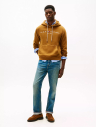 Мужское худи на флисе Tommy Hilfiger с логотипом 1159862912 (Коричневый M)