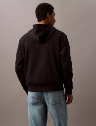 Мужское худи на флисе Calvin Klein с логотипом 1159862986 (Черный M)