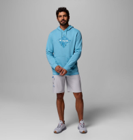 Мужское худи на флисе Columbia с логотипом 1159863911 (Голубой XL)