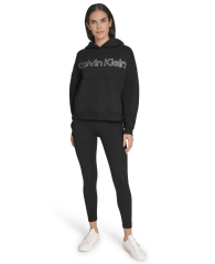 Женское худи на флисе Calvin Klein с капюшоном 1159864588 (Черный L)