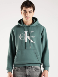 Мужское худи на флисе Calvin Klein с логотипом 1159864750 (Голубой XS)