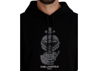 Чоловічий худі Karl Lagerfeld Paris з капюшоном 1159864876 (Чорний L)