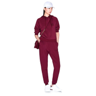 Женское худи Armani Exchange с логотипом из страз 1159881246 (Бордовый XL)
