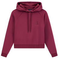 Женское худи Armani Exchange с логотипом из страз 1159881246 (Бордовый XL)