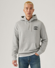 Мужское худи на флисе Levi's 1159911499 (Серый S)