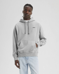 Чоловічий худі Levi's на флісі 1159965704 (Сірий L)
