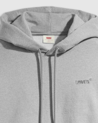 Чоловічий худі Levi's на флісі 1159973879 (Сірий XXL)