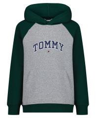 Детское худи на флисе Tommy Hilfiger с логотипом 1160199591 (Серый/Зеленый L) на рост 150-152 см