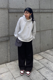 Худі UNIQLO 1160715678 (Сірий XL)