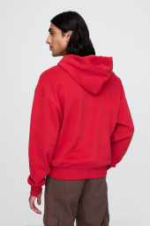 Мужское худи на флисе GAP с вышивкой 1161328227 (Красный XXL)