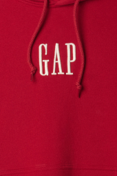 Мужское худи на флисе GAP с вышивкой 1161328227 (Красный XXL)