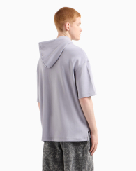 Мужское худи с короткми рукавами Armani Exchange 1161832220 (Сиреневый XXL)