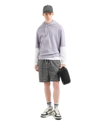 Мужское худи с короткми рукавами Armani Exchange 1161832220 (Сиреневый XXL)
