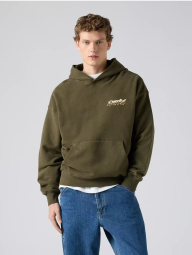 Чоловічий худі Levi's з принтом ззаду 1162638576 (Зелений L)