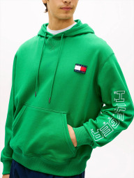 Мужское худи Tommy Hilfiger с логотипом 1163329641 (Зеленый XL)