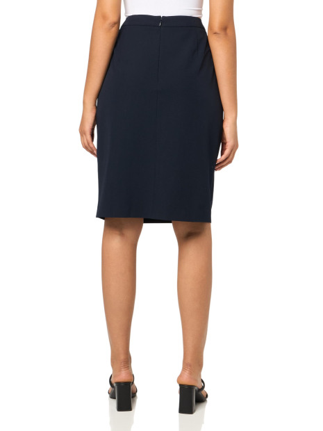 Классическая юбка Tommy Hilfiger с разрезом 1159841325 (Синий 14)