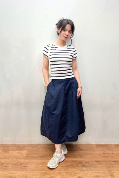 Женская юбка UNIQLO миди 1159842807 (Синий S)