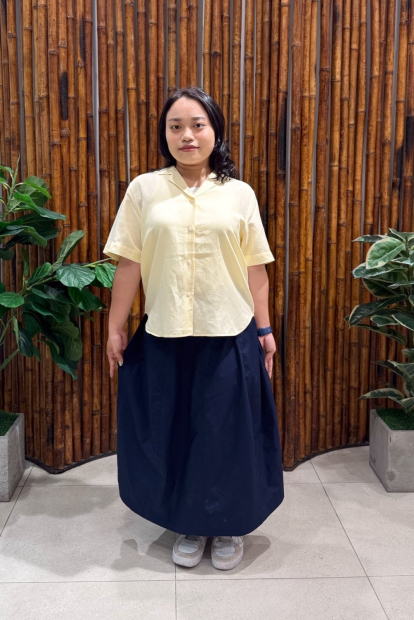 Женская юбка UNIQLO миди 1159842807 (Синий S)