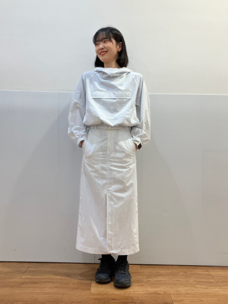 Женская юбка UNIQLO с поясом 1159842988 (Белый 25)