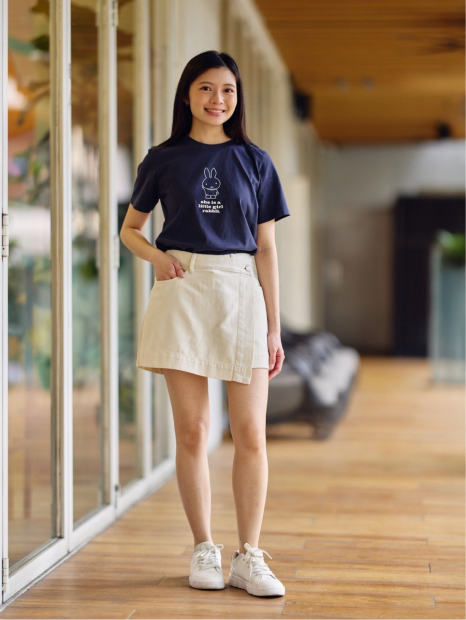 Жіноча спідниця-шорти UNIQLO з легкої джинсової тканини 1159843556 (Бежевий S)