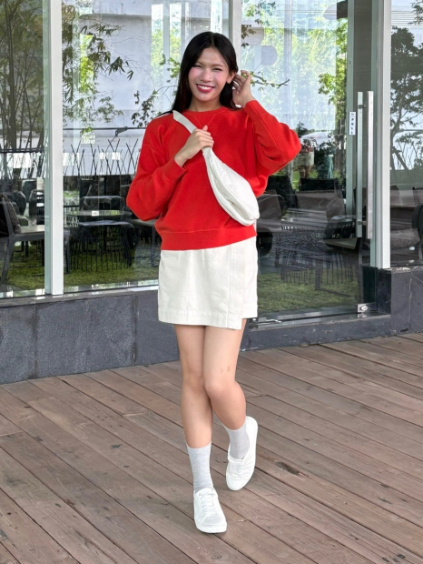 Жіноча спідниця-шорти UNIQLO з легкої джинсової тканини 1159843556 (Бежевий S)