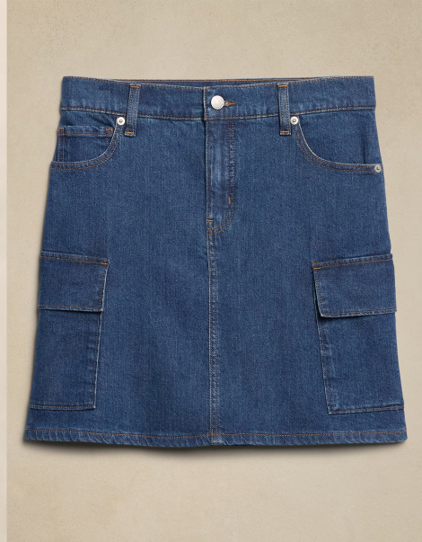 Жіноча спідниця джинсова Banana Republic 1159843879 (Синій 18)